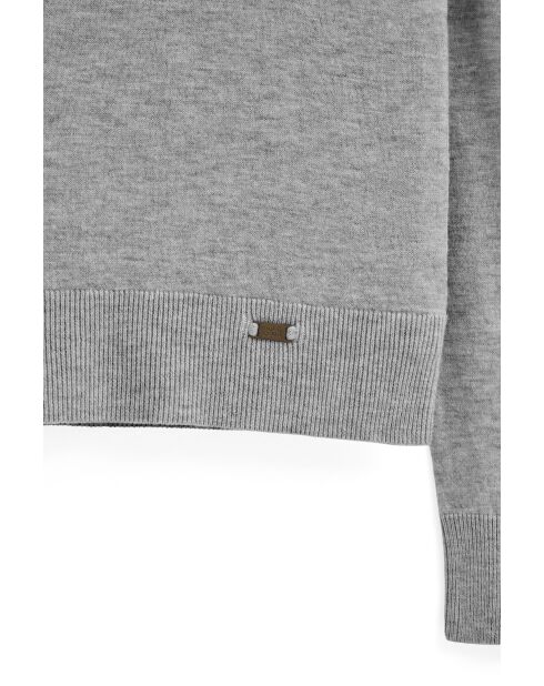 Grijze gemêleerde trui van Jean-Alain