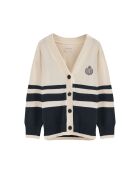 Gilet Jean-Victor ecru-navy