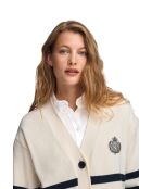 Gilet Jean-Victor ecru-navy