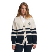 Gilet Jean-Victor ecru-navy