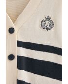 Gilet Jean-Victor ecru-navy