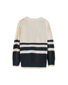 Gilet Jean-Victor ecru-navy