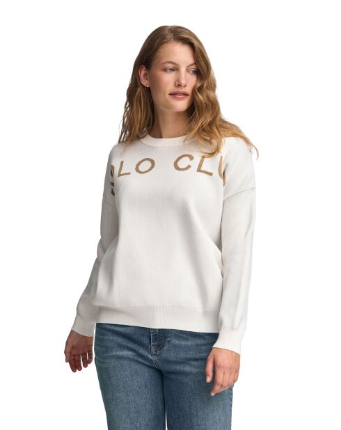 Ecru trui Jean-Philippe