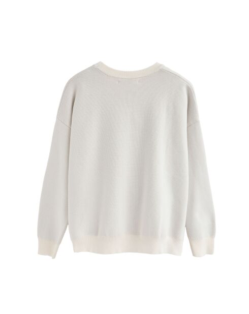 Ecru trui Jean-Philippe