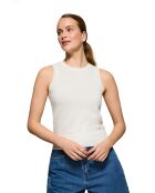 Pierre ecrufarbener ärmelloser Pullover