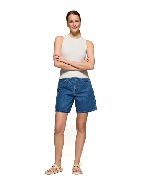 Pierre ecrufarbener ärmelloser Pullover