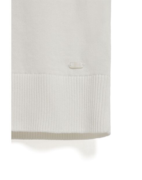 Pierre ecrufarbener ärmelloser Pullover