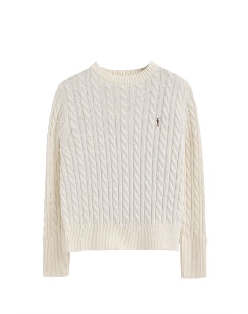 Jean-Michel ecrufarbener Pullover