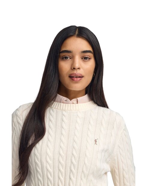 Jean-Michel ecrufarbener Pullover