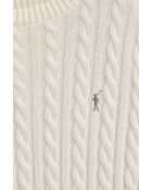 Ecru trui Jean-Michel