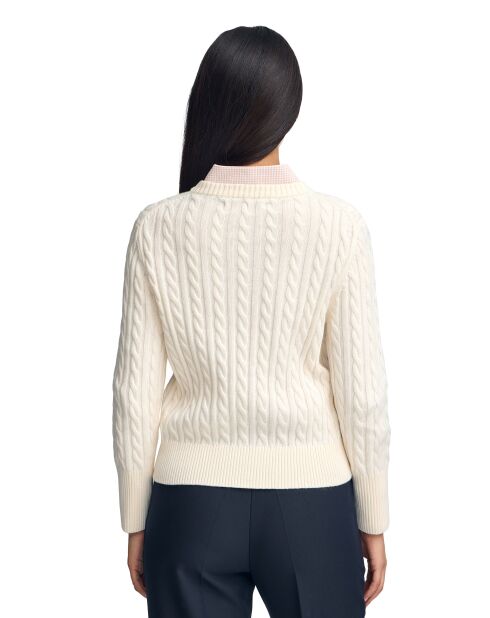 Jean-Michel ecrufarbener Pullover