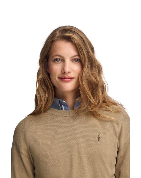 Yanis hellbrauner Pullover