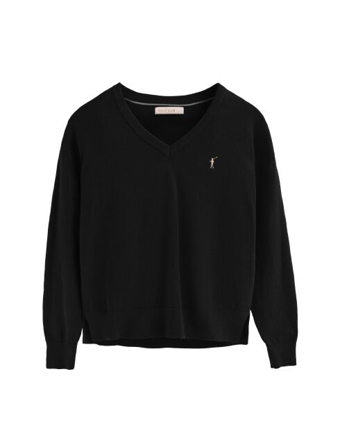 Jean-Pierre schwarzer Pullover