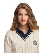 Ecru trui Jean-Charles