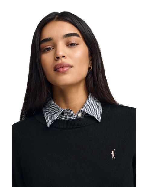 Jean-Marc schwarzer Pullover