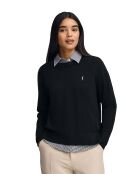 Jean-Marc schwarzer Pullover