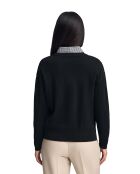 Jean-Marc schwarzer Pullover