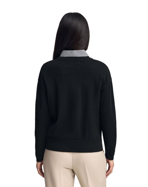 Jean-Marc schwarzer Pullover