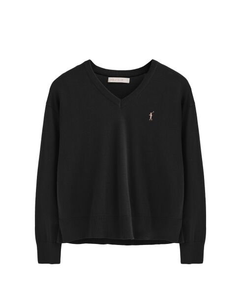 Zoran schwarzer Pullover