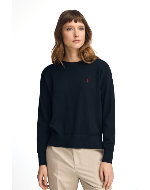 Marineblauwe trui Jean-Claude