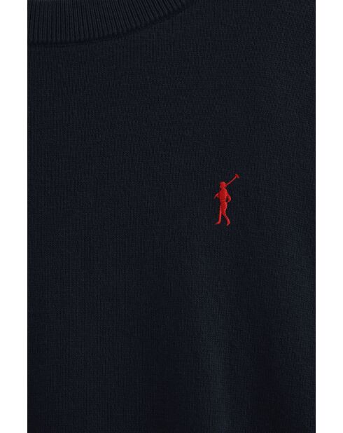 Marineblauwe trui Jean-Claude