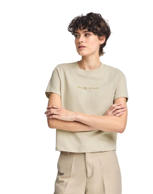 S-S Zoé beige t-shirt