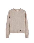 Beiger melierter Pullover von Jean-Luc