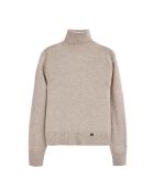 Beiger melierter Pullover von Jean-René