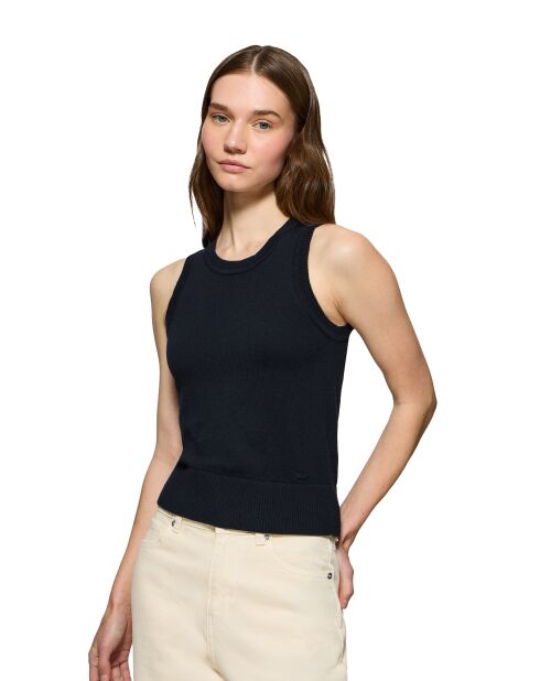 Trui zonder mouwen van François marine