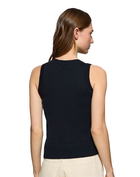 Trui zonder mouwen van François marine