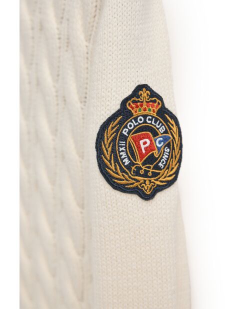 Ecru vest Jean-Henri