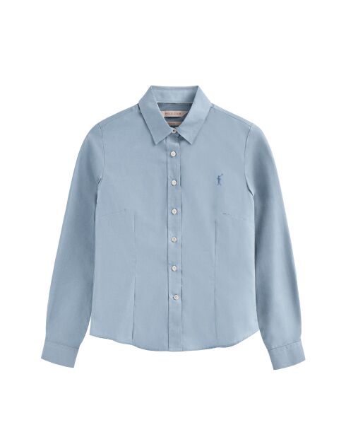 Chemise L-S Vianney bleu ciel