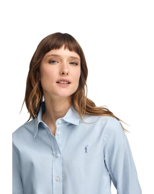 L-S Niels hemelsblauw shirt