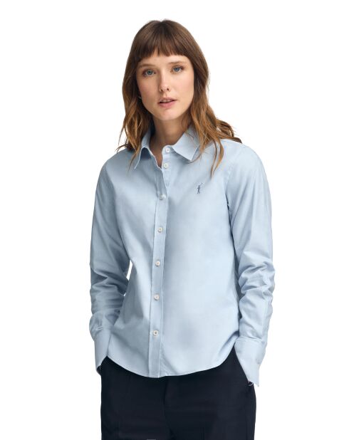 L-S Niels hemelsblauw shirt