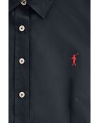 L-S Wandrille marineblaues Hemd