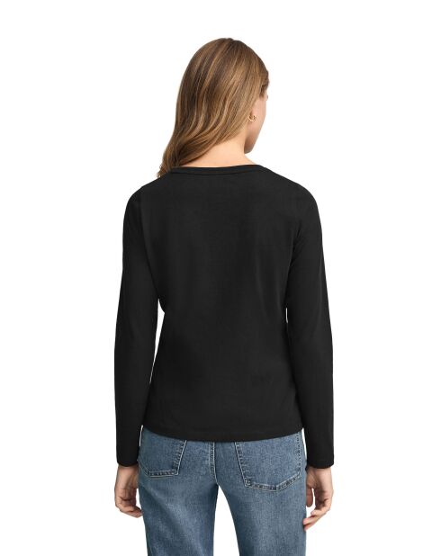 Camiseta negra L-S Chérif