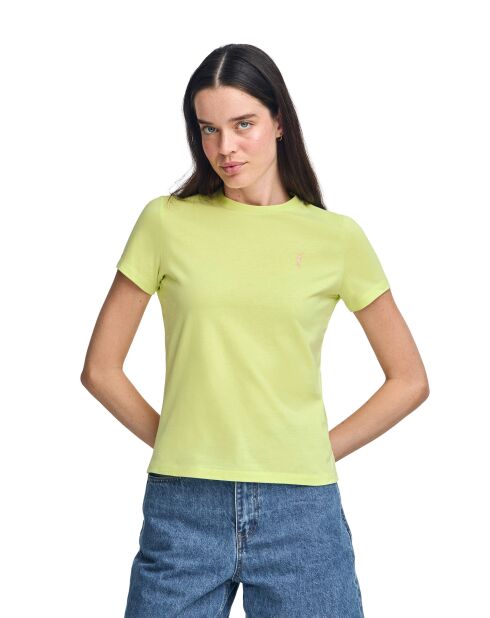 S-S Madeleine limoengroen T-shirt