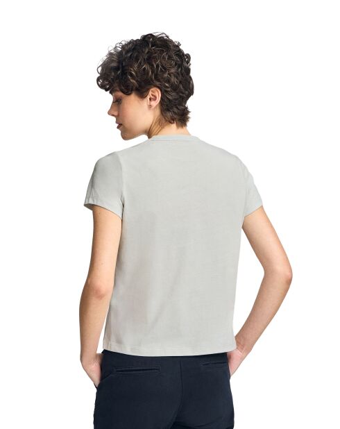 Camiseta S-S Bérénice gris claro
