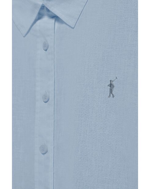 L-S Nicolas hemelsblauw hemd