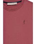 S-S Noah T-shirt met roséwijn