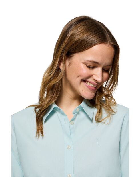 L-S Raphaël blaugrünes Hemd