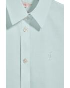 L-S Raphaël blaugrünes Hemd