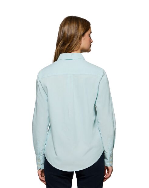 L-S Raphaël blaugrünes Hemd