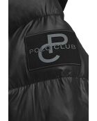 Piumino nero ambrato