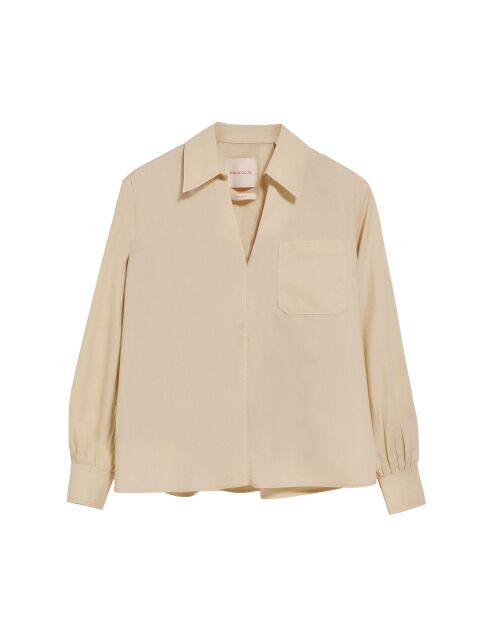 Chemise L-S Quentin beige