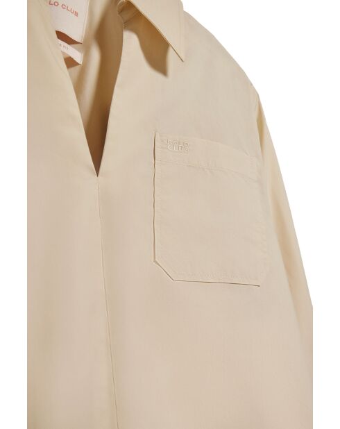 Chemise L-S Quentin beige