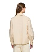L-S Quentin beige hemd