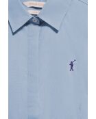 Himmelblaues L-S Tom Shirt