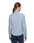 Himmelblaues L-S Tom Shirt