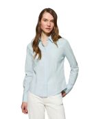 L-S Ethan blauwgroen hemd